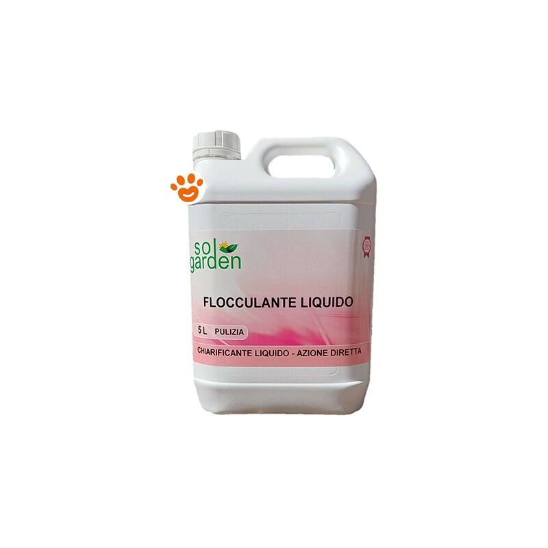 foto del prodotto solgarden flocculante liquido flocculante liquido confezione da 5 lt