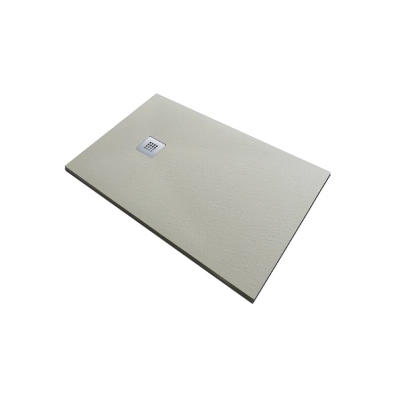 foto del prodotto solidstone piatto doccia in pietra alto 2,8 cm avorio crema 70x140