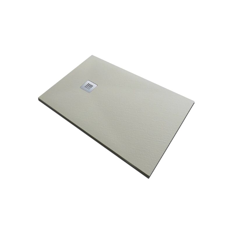foto del prodotto solidstone piatto doccia in pietra alto 2,8 cm avorio crema 80x100
