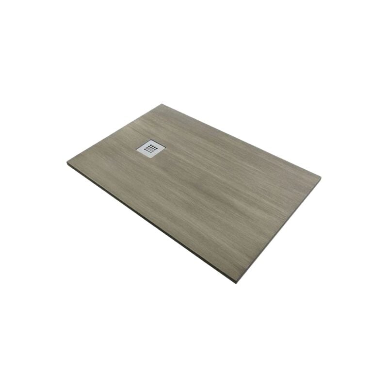 foto del prodotto solidstone piatto doccia in pietra effetto legno 70x120