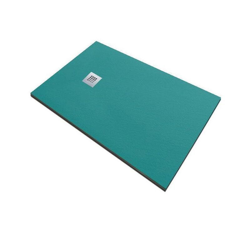 immagine 0 del prodotto solidstone piatto doccia in pietra verde vietri ral 5021 80x140