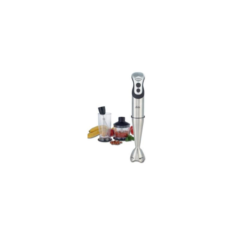 foto del prodotto solis power mixer pro blender de frullatore a immersione 800 w nero, acciaio inox
