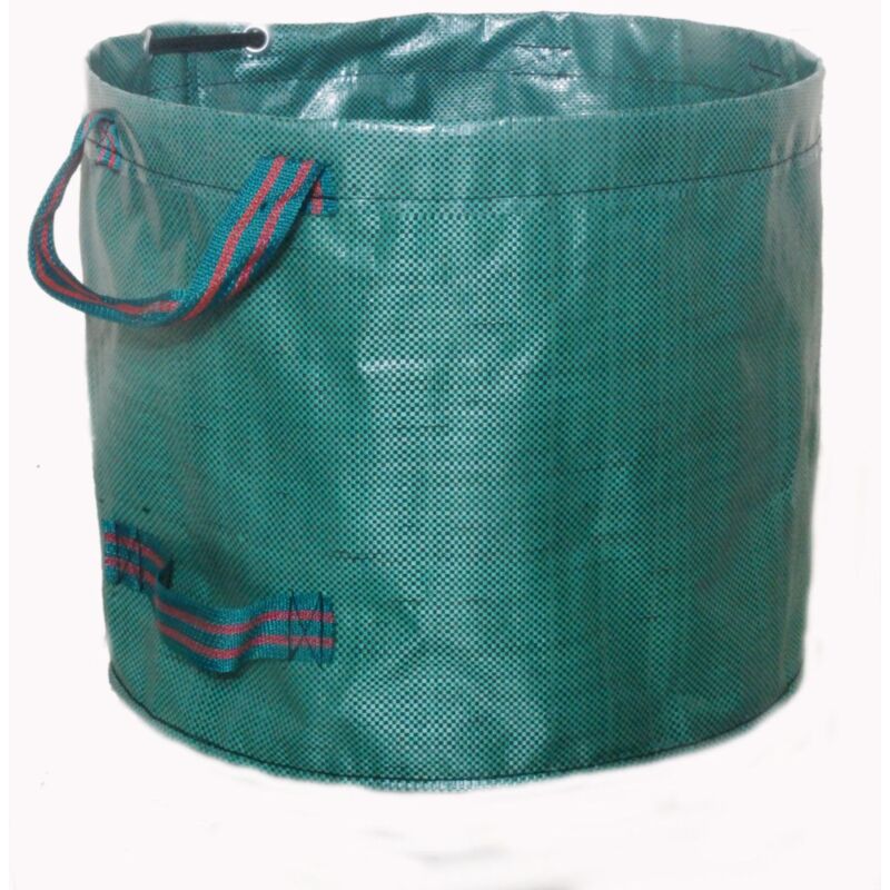 foto del prodotto sollbry 1 sacco per rifiuti da giardino riutilizzabile da 16 galloni, sacco per rifiuti da giardino pieghevole resistente da 17,8 x 15 con manici