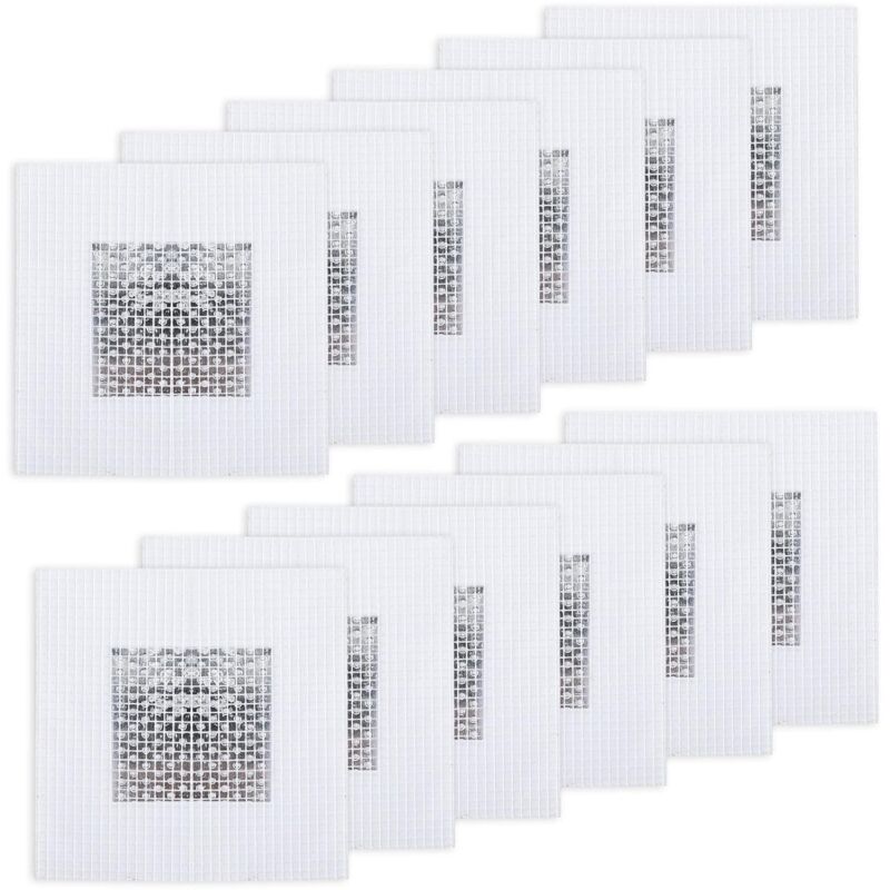 foto del prodotto sollbry 10 toppe per riparazione pareti, toppe autoadesive in rete per cartongesso, kit di riparazione pareti per il ripristino di soffitti