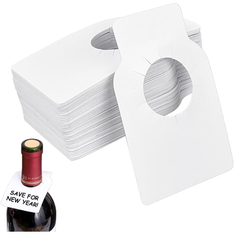 foto del prodotto sollbry 100 etichette per cantine, etichette per bottiglie di vino, etichette per vino riutilizzabili, etichette per bottiglie di vino, etichette