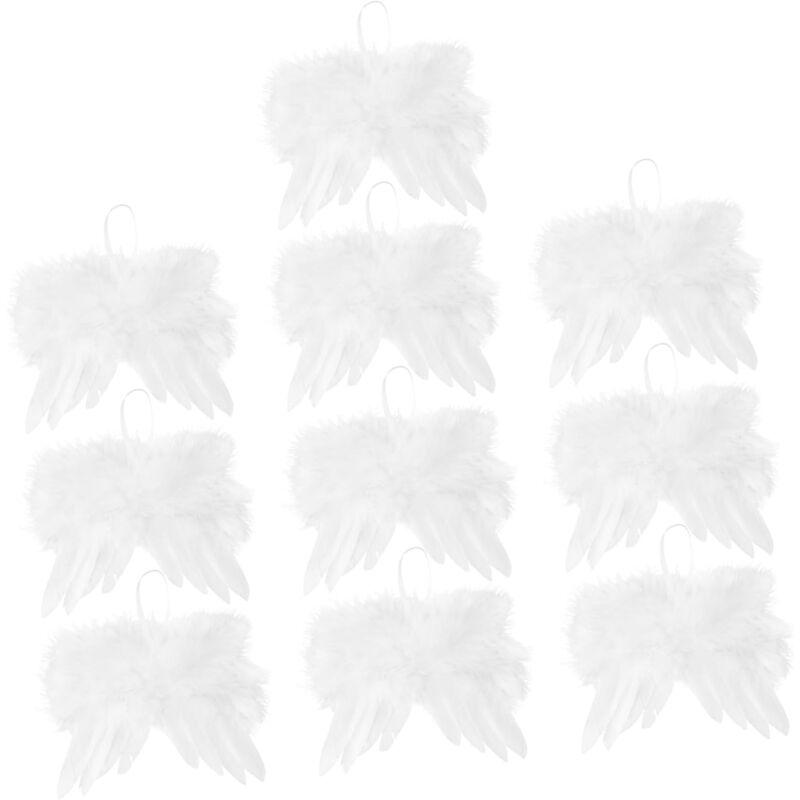 foto del prodotto sollbry 12 pezzi ali di angelo per decorazioni di nozze, decorazioni natalizie per foto, decorazioni per matrimoni, decorazioni per feste,