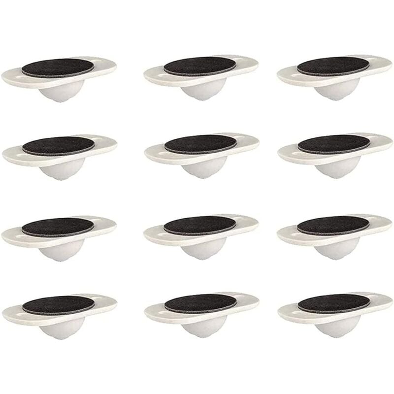 foto del prodotto sollbry 12 pezzi ruote inferiori universali per mobili, rotelle autoadesive per cassetti e armadi.