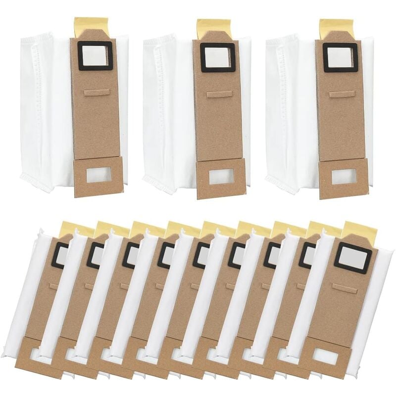 foto del prodotto sollbry 12 sacchetti antipolvere per roborock s7 s7 plus s7 max t7s t7s plus, sacchetto di ricambio per aspirapolvere roborock vacuum station
