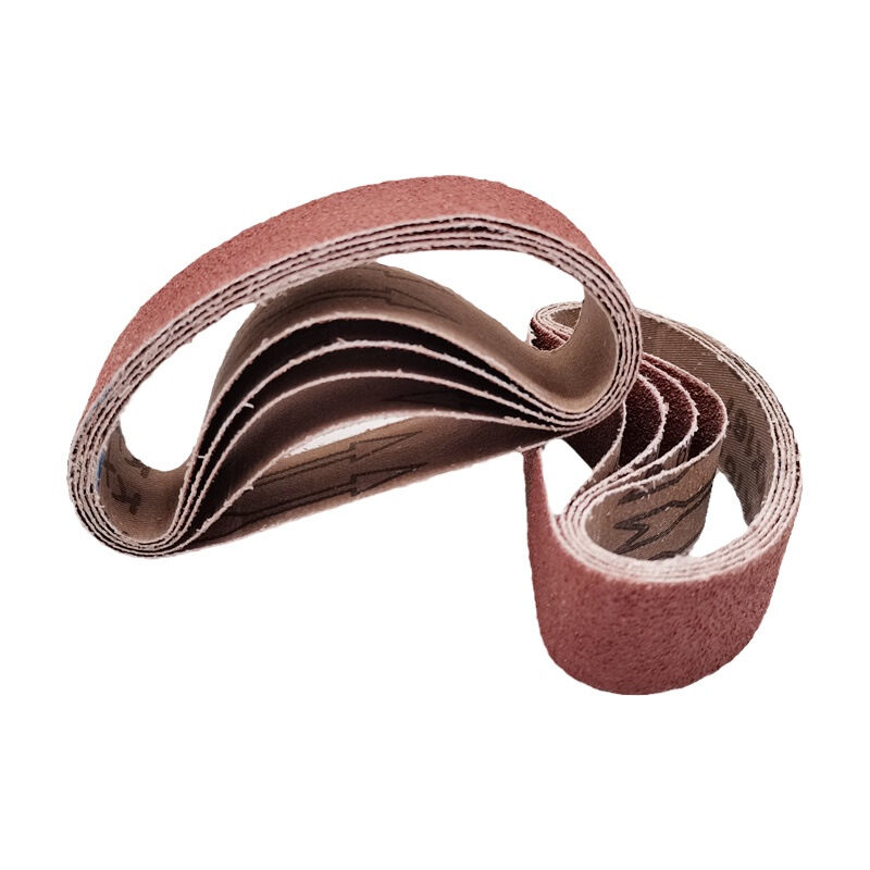 foto del prodotto sollbry 15 pezzi di nastri abrasivi, 25 x 762 mm, nastri abrasivi misti 3 grane 80 120 180 240 400 per levigatrici a nastro