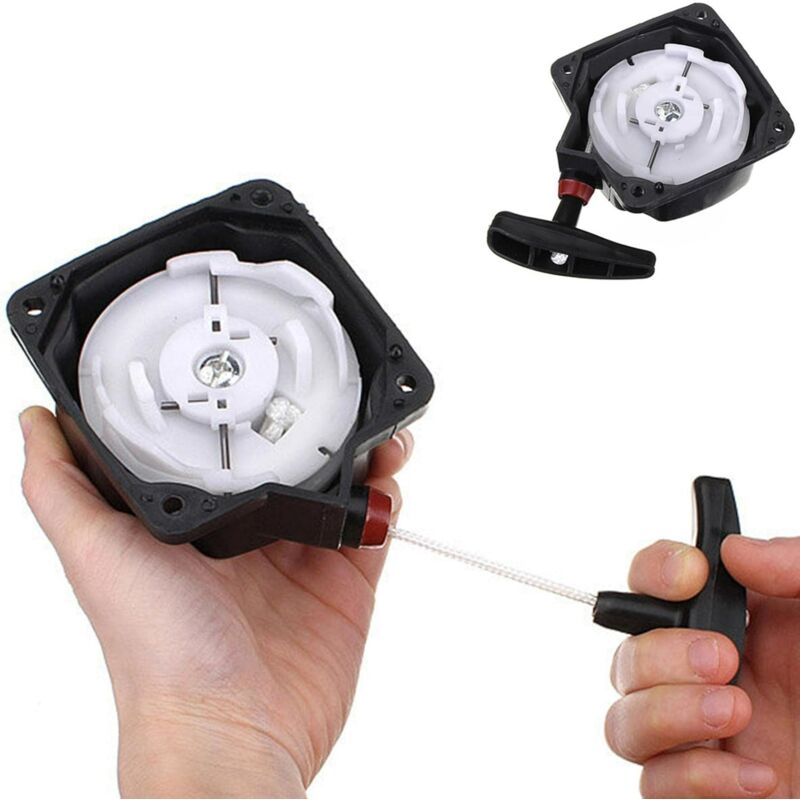 foto del prodotto sollbry 2 pezzi di avviamento a strappo per decespugliatore, cinghia autoavvolgente, ricambio per decespugliatore 40 5, tosaerba universale