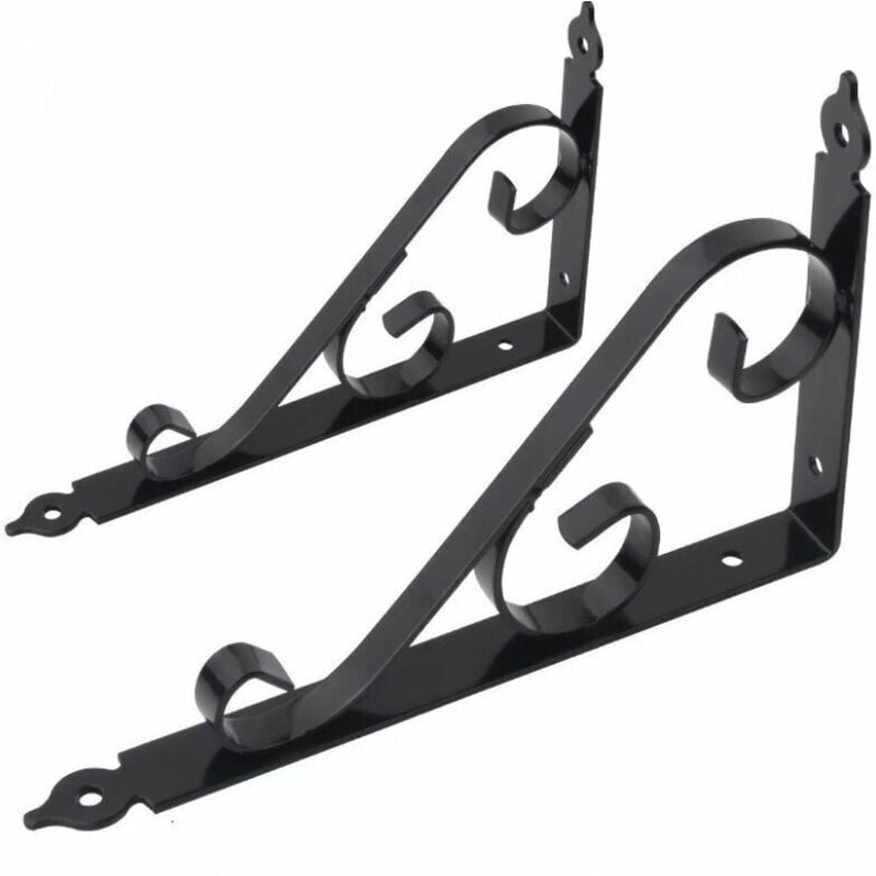 foto del prodotto sollbry 2 pezzi staffe per mensole a muro, staffe per mensole resistenti, staffe per mensole a muro staffe per mensole a 90 gradi staffe da parete