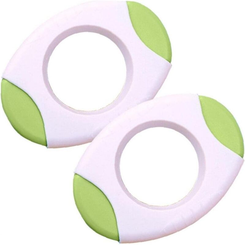 foto del prodotto sollbry 2 pezzi taglia uova apri uova fora uova recupera essiccatore separatore di uova per uova sode utensile da cucina verde