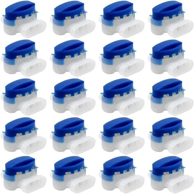foto del prodotto sollbry 20 pezzi connettori per cavi 314 connettori per cavi riempiti di gel, morsetti in resina, connettori impermeabili per cavi per robot da