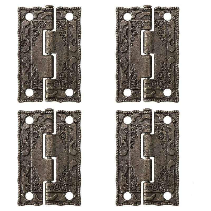 foto del prodotto sollbry 20 pezzi mini cerniere per porte in bronzo antico retr per casse in legno, armadi, portagioie