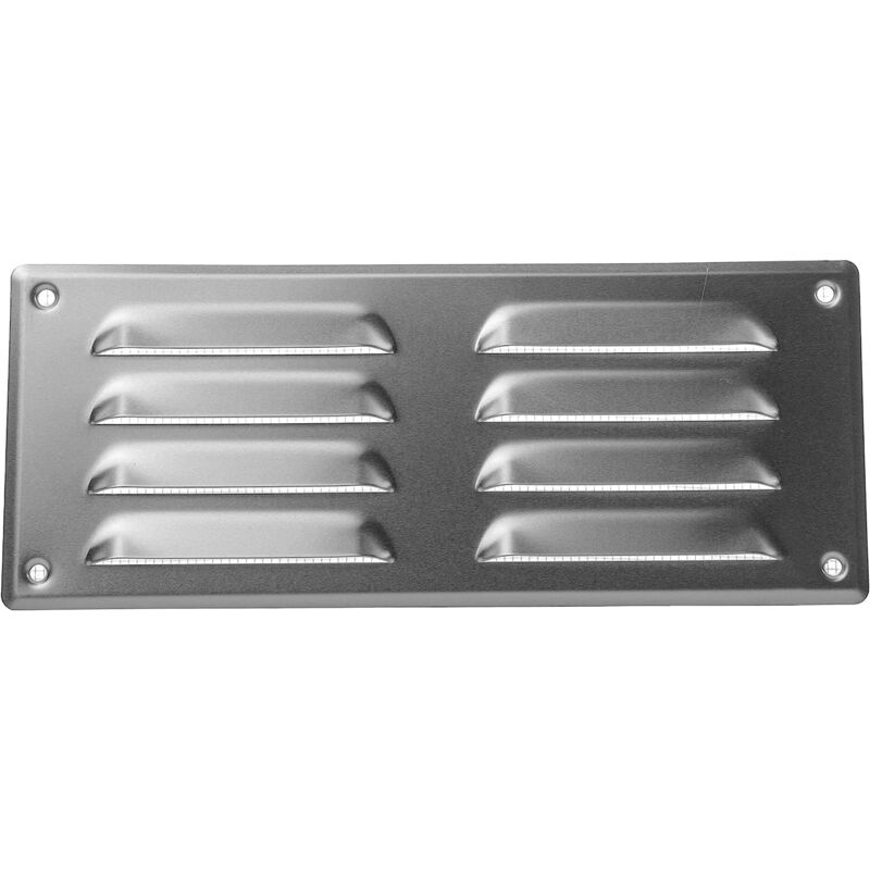 foto del prodotto sollbry 260 x 105 mm 26 x 10,5 cm griglia di ventilazione in alluminio con zanzariera applicazioni di ventilazione copertura di