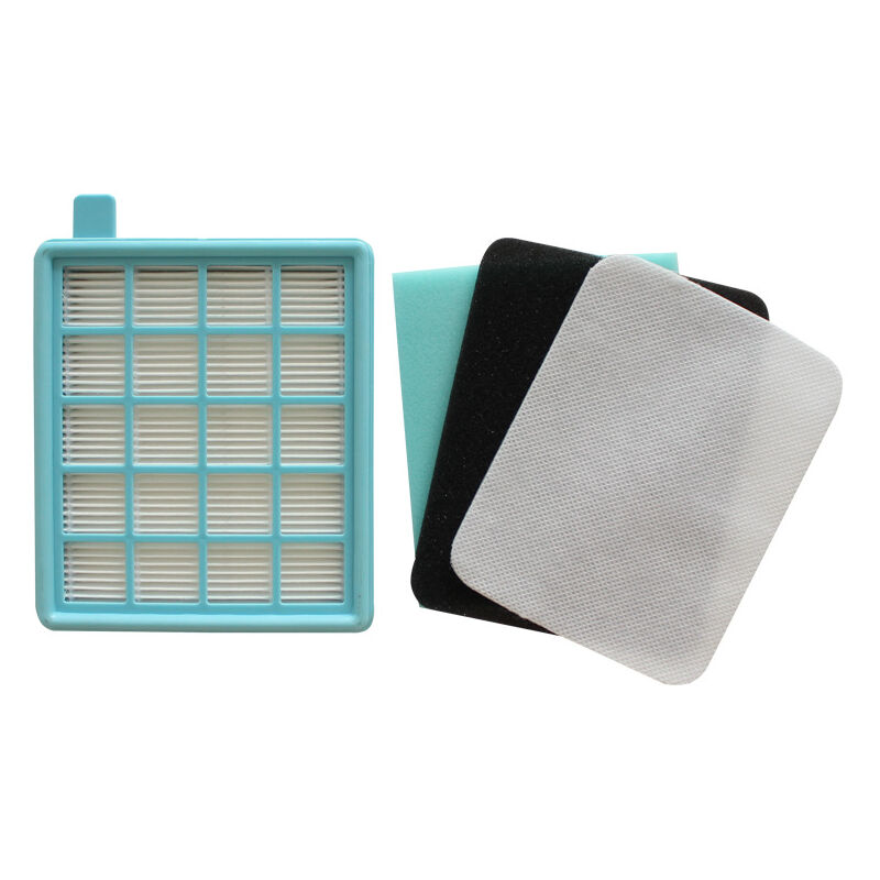 foto del prodotto sollbry 2x set di filtri 4 pezzi adatto per filtro di ricambio per aspirapolvere compatto fc8470 fc8471 fc8515 fc8516