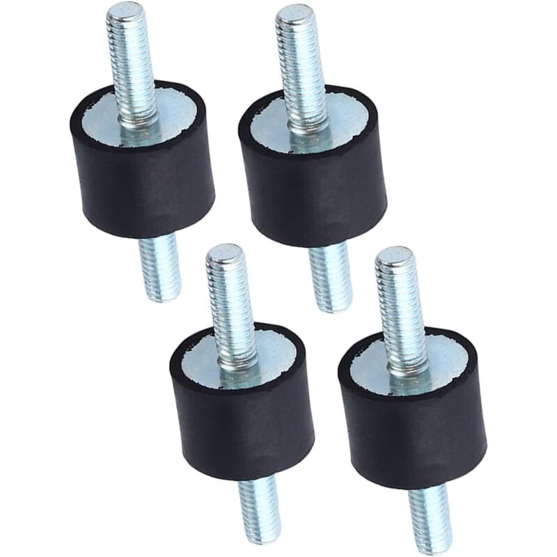 foto del prodotto sollbry 4 supporti isolanti in gomma m6, ammortizzatori per pompe di compressori d aria, antivibrazioni, con viti 20 x 15