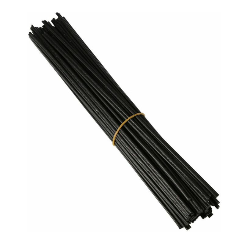 foto del prodotto sollbry 40 pezzi di bacchette per saldatura in plastica pp per pistola per saldatura in plastica pistola ad aria calda 250 mm nero k17576b