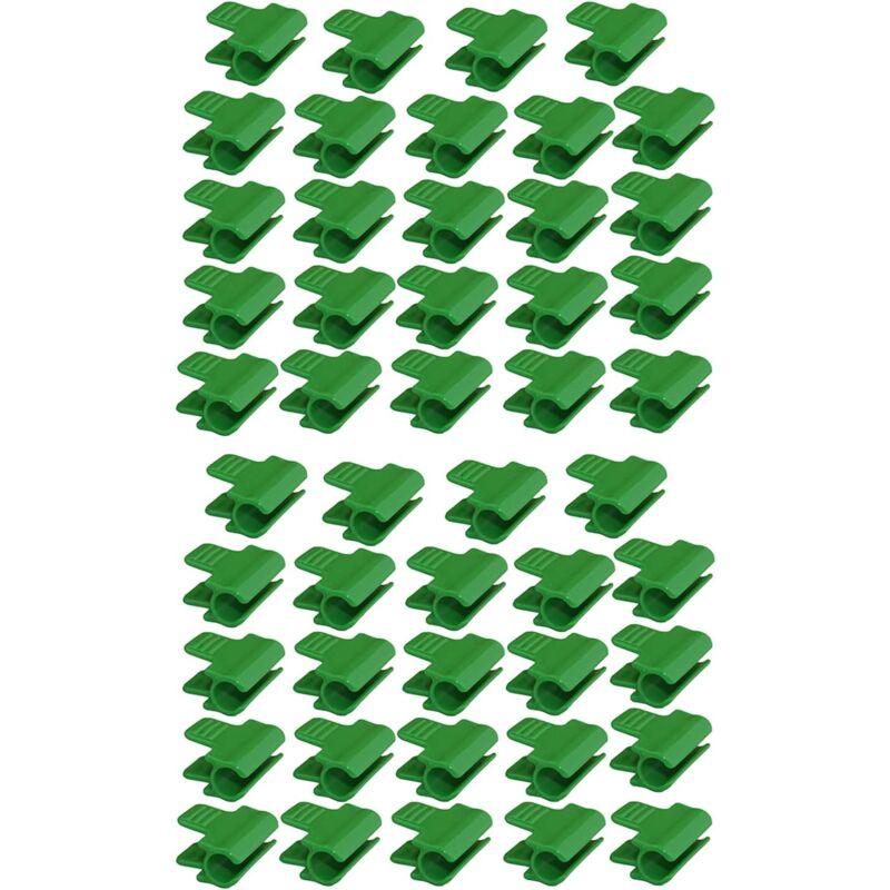foto del prodotto sollbry 48 pezzi di fascette stringitubo da giardino, accessori per pellicole da giardino, picchetti per piante, fascette in plastica per serre,