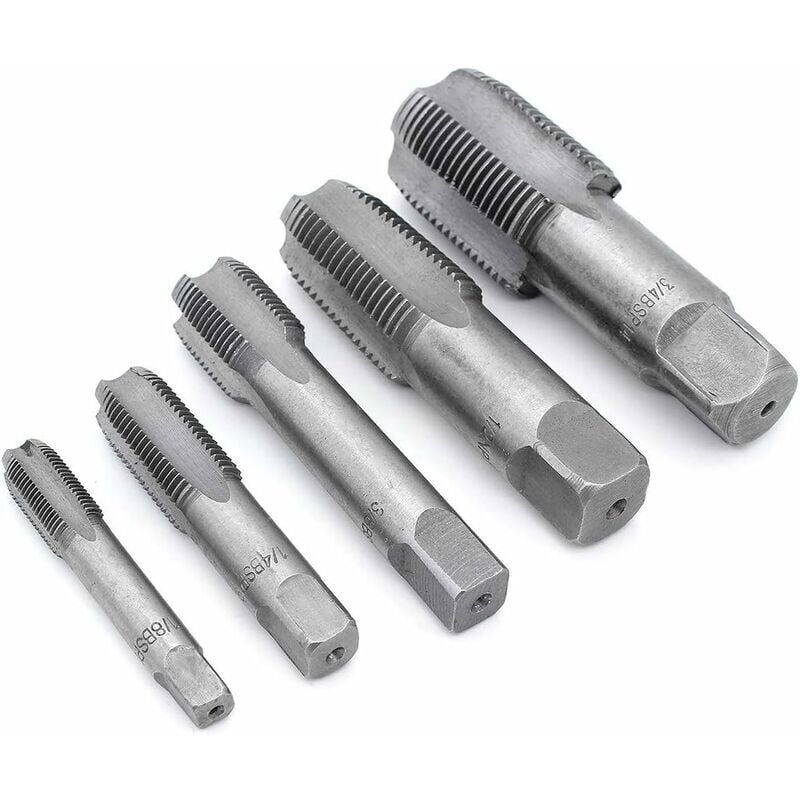 foto del prodotto sollbry 5 pezzi bsp filettatura tubo 55 gradi rubinetto g1 8 g1 4 g3 8 g1 2 g3 4 