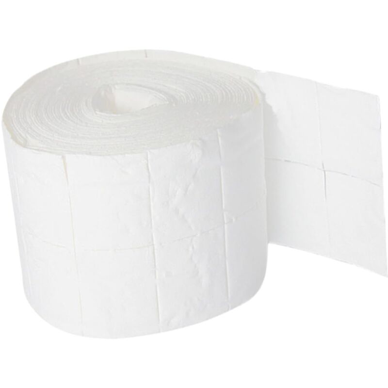 foto del prodotto sollbry 500 salviette monouso per la rimozione del gel a vapore, salviette monouso, rotolo per la pulizia delle unghie, carta per unghie, clip per