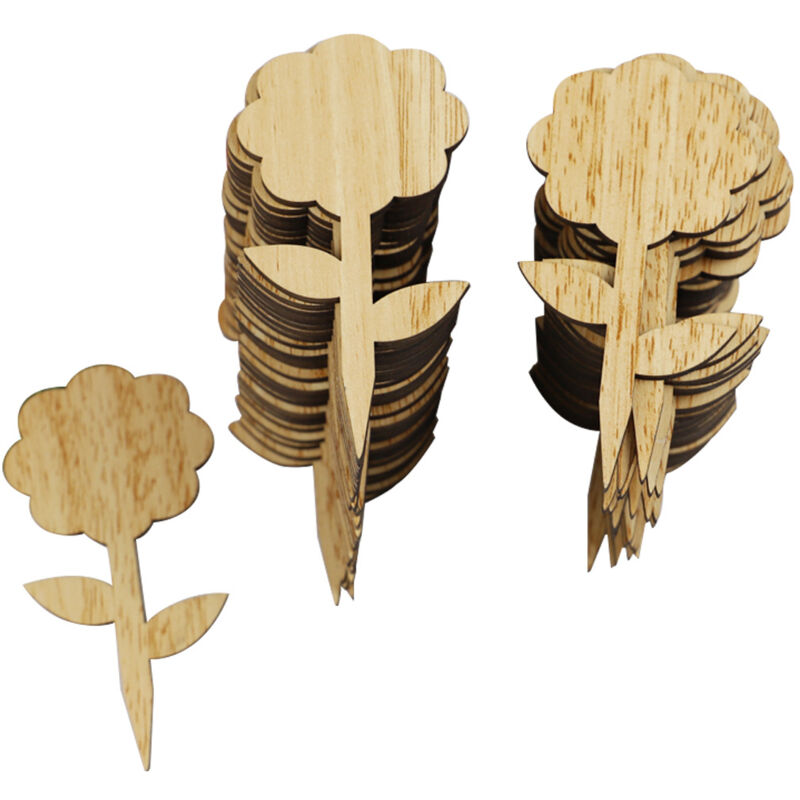 foto del prodotto sollbry 60 etichette per piante di bamb , marcatori per piantine di piante da giardino, decorazione per orto, piccolo accessorio per cartelloni per