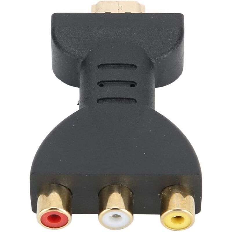 foto del prodotto sollbry adattatore da hdmi ad av, adattatore di sincronizzazione audio video da hdmi a rgb per convertitore di componenti rca