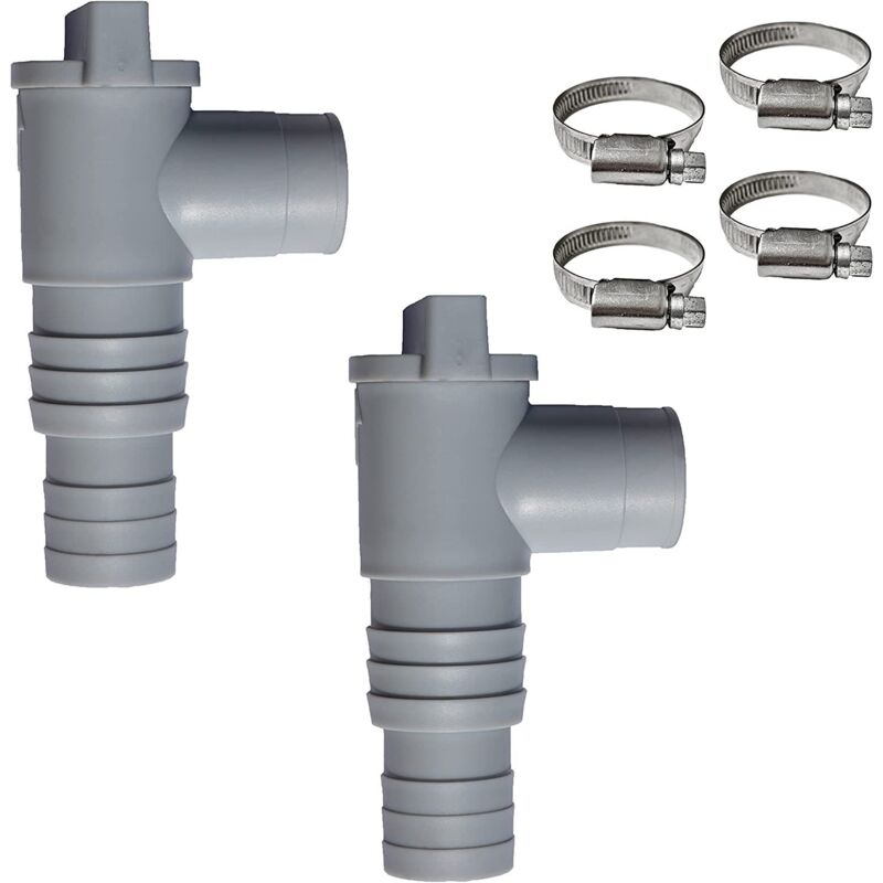 foto del prodotto sollbry adattatore di ricambio per filtro piscina, pistone on off in pvc per piscina, connettore per tubo da 32 mm, accessori per piscina