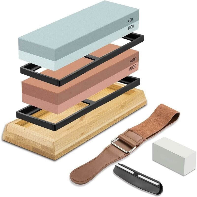 foto del prodotto sollbry affilatrice giapponese per affilare i coltelli 400 1000 3000 8000 pietra per affilare i coltelli pietra per affilare pietre per affilare