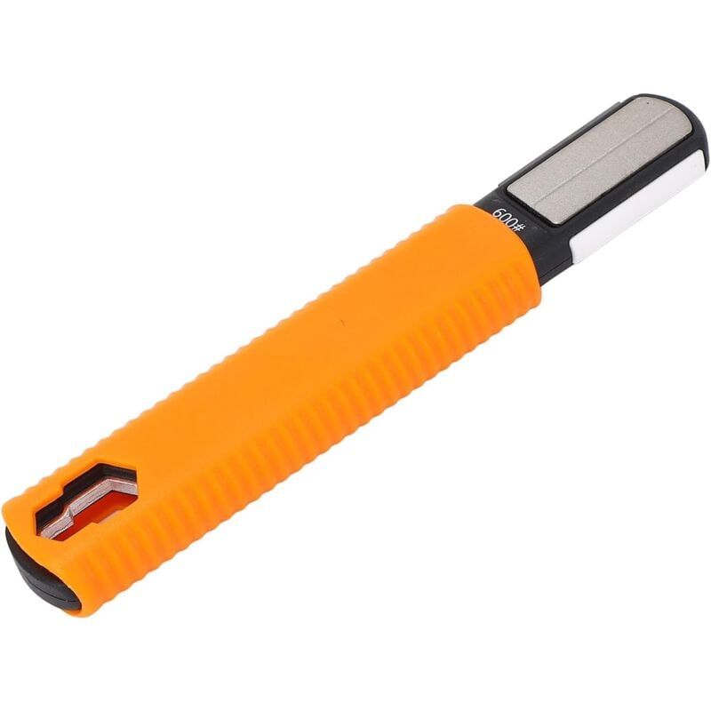 foto del prodotto sollbry affilatrice per attrezzi da giardino, affilatrice portatile per lame, affilatrice per coltelli in carburo, lama tascabile per ascia,