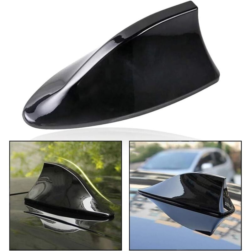 foto del prodotto sollbry antenna a pinna di squalo, antenna universale per auto, antenna per tetto auto, antenna per segnale radio am fm, pinna per tetto auto con