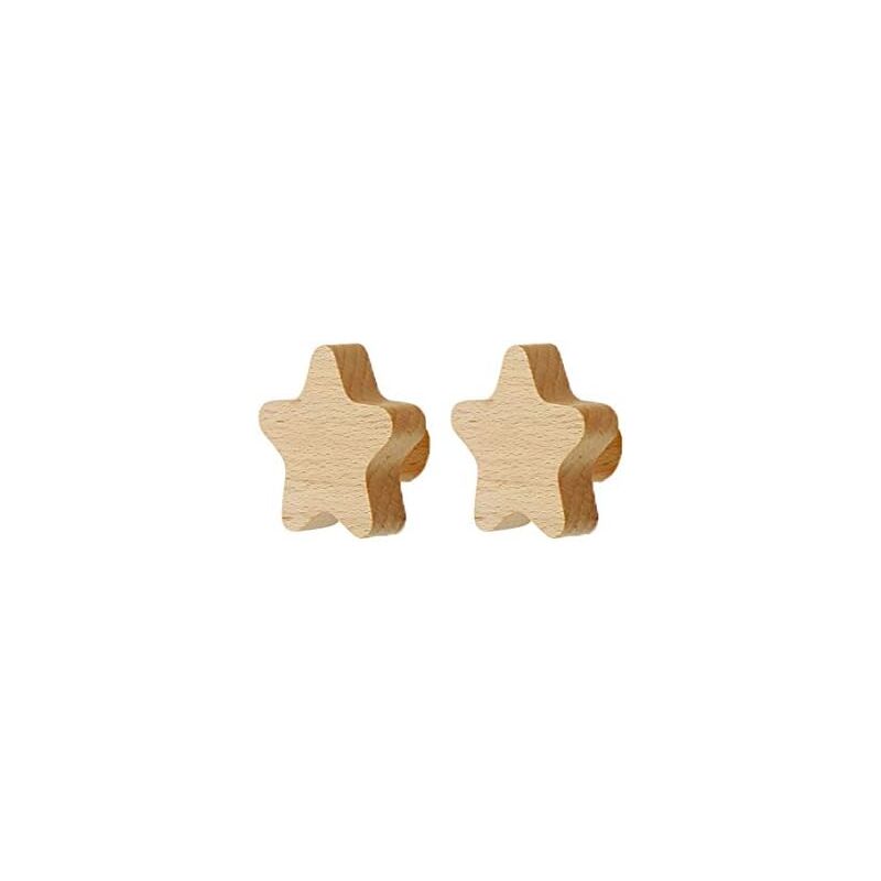 foto del prodotto sollbry appendiabiti da parete per bambini, in legno, per appendere borse, asciugamani e cappotti, decorazione scandinava, design moderno set di 2
