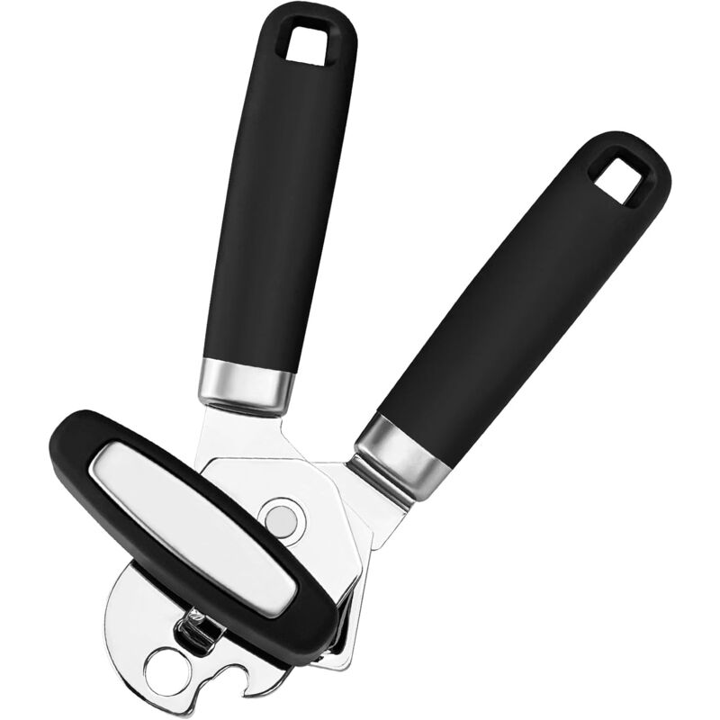 foto del prodotto sollbry apriscatole manuale, apriscatole e apribottiglie professionale 3 in 1 in acciaio inossidabile per chi soffre di artrite