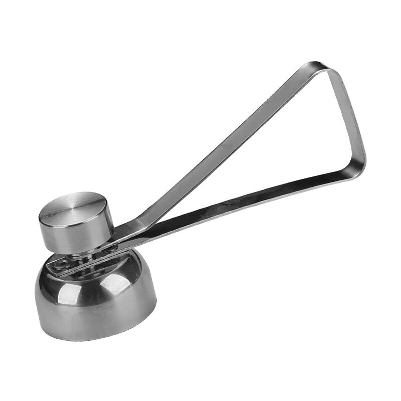 foto del prodotto sollbry apriuova, tagliauova, apriuova in acciaio inox, separatore di albumi, tagliauova in acciaio inox, semplice utensile da cucina per uova sode