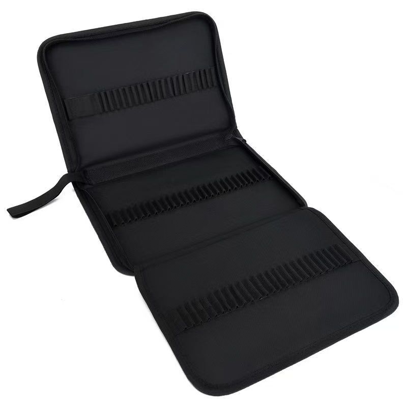 foto del prodotto sollbry astuccio portapenne colorato con 48 scomparti e cerniera per matite colorate e penne gel