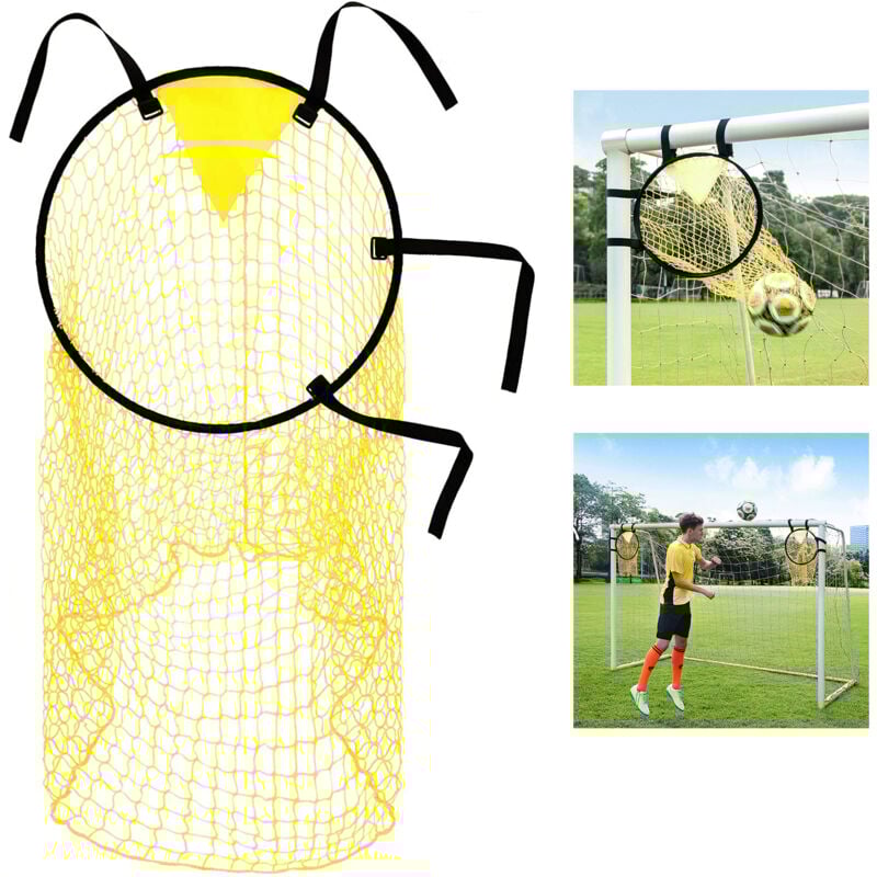 foto del prodotto sollbry bersaglio da calcio attrezzatura perfetta per l allenamento di calcio per la precisione del tiro, bersaglio da calcio con zone di