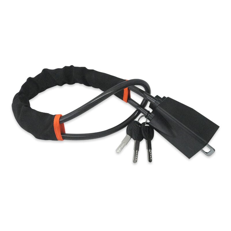 foto del prodotto sollbry bloccasterzo per auto, antifurto per auto, blocco cintura di sicurezza universale, antifurto per auto, per la maggior parte di auto e