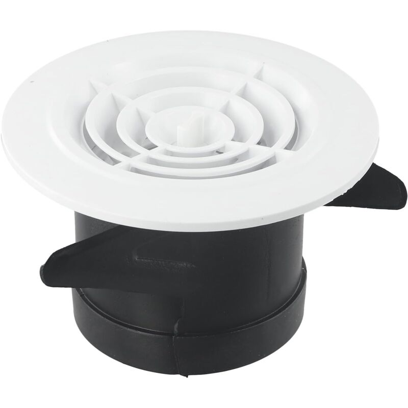 foto del prodotto sollbry bocchetta di ventilazione rotonda regolabile, bocchetta di ventilazione in abs per pareti e soffitti 125 mm 