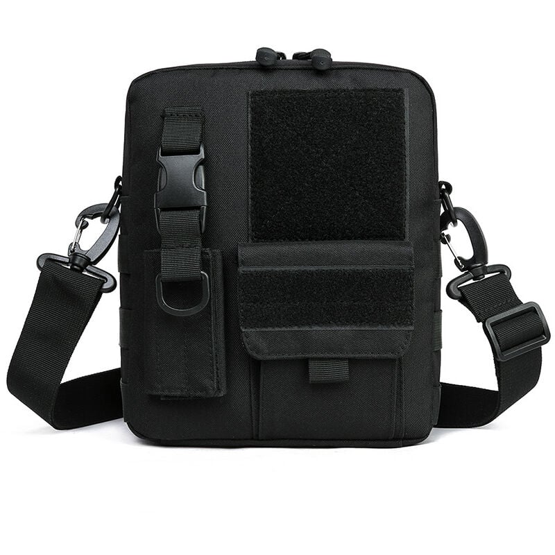 foto del prodotto sollbry borsa a tracolla, borsa a tracolla, borsa da lavoro militare, borsa tattica con portachiavi, borsa multifunzionale per uomo e donna, per