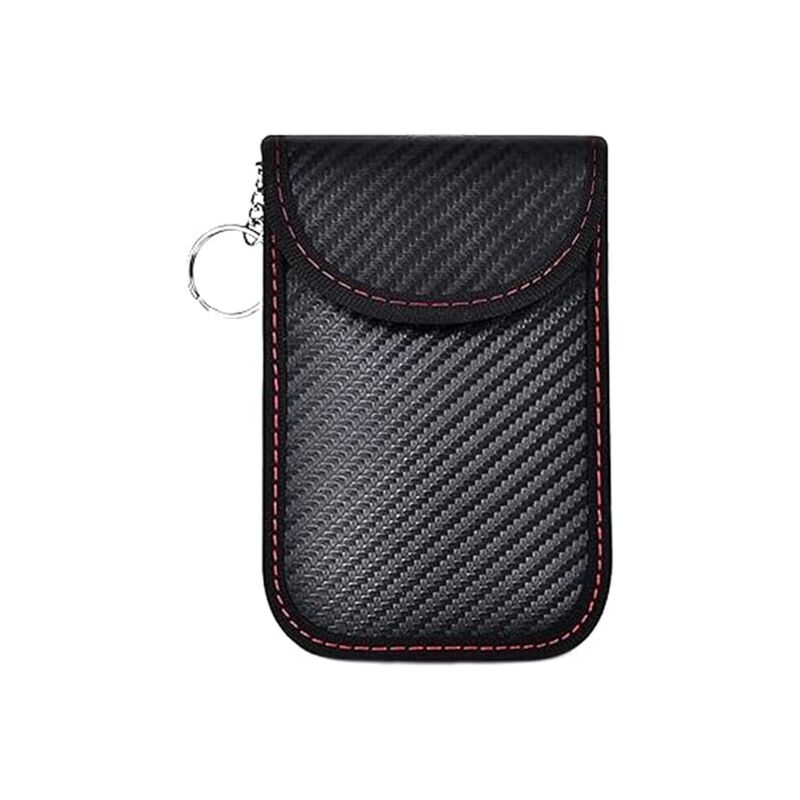 foto del prodotto sollbry borsa con blocco del segnale faraday, anti rfid per chiavi auto, custodia anti rfid per chiavi auto, borsa con schermatura del segnale per