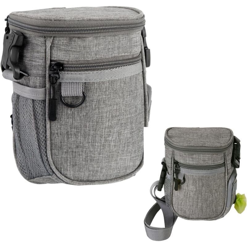 foto del prodotto sollbry borsa per addestramento cani, borsa per dolcetti, borsa per dolcetti, borsa per cibo per cani, con cintura spalla regolabile, per