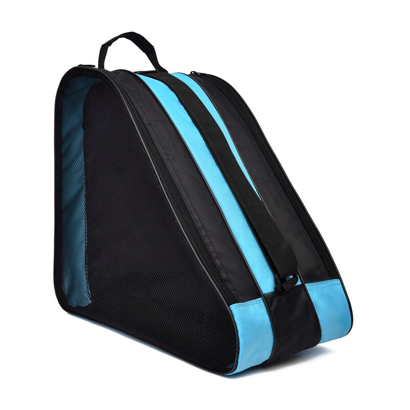 foto del prodotto sollbry borsa per pattini a rotelle, 39 x 38 x 20 cm, borsa per pattini da ghiaccio, separazione tra asciutto e bagnato, borsa per pattini a