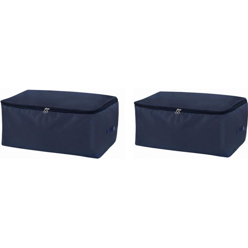 foto del prodotto sollbry borsa portaoggetti da 2 pezzi, borsa portaoggetti per indumenti stagionali, borsa per trapunte, biancheria da letto, borsa per traslochi,