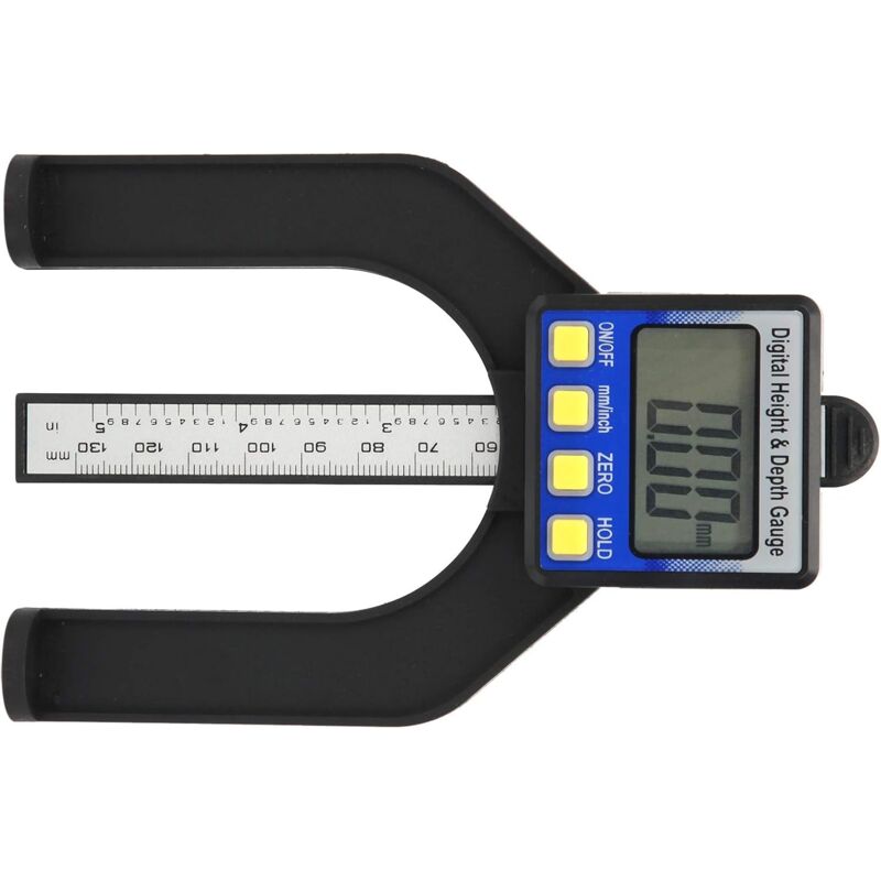 foto del prodotto sollbry calibro di profondit magnetico, calibro di profondit ad alta sensibilit a doppio scopo, alta precisione fai da te 0 80 mm per