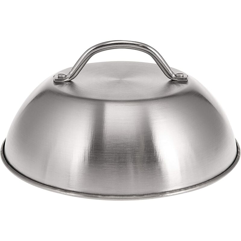 foto del prodotto sollbry campana per hamburger, 22,5 cm, acciaio inossidabile