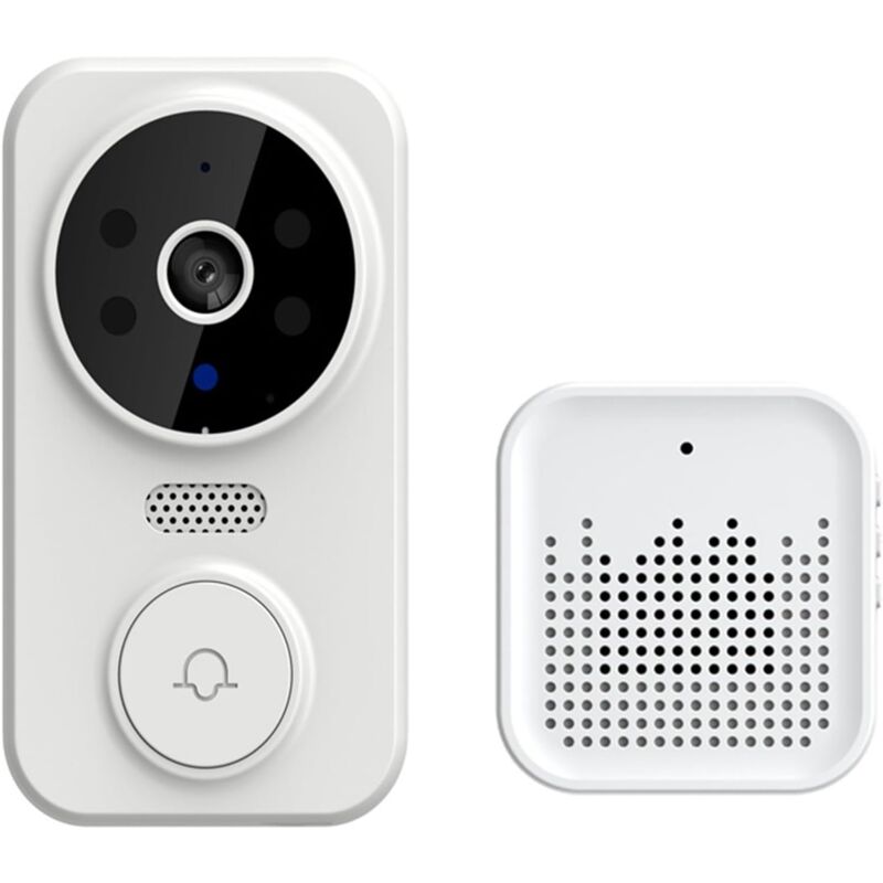 foto del prodotto sollbry campanello video intelligente wi fi senza fili con telecamera, campanello di sicurezza intelligente, campanello di sicurezza wi fi con