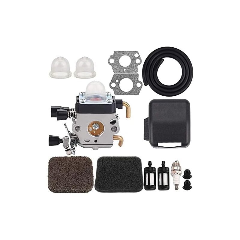 foto del prodotto sollbry carburatore fs85 coperchio filtro aria per stihl fs75 fs80 fs 85 km80 km85 fc75 decespugliatore tunum kit ricambi e accessori per tosaerba