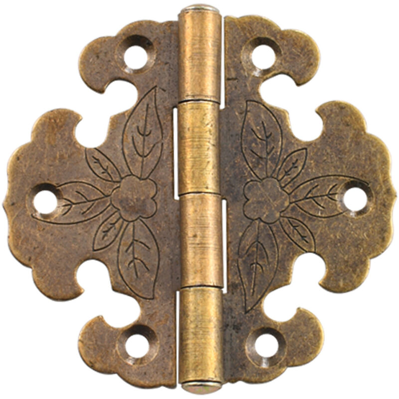 foto del prodotto sollbry cerniere vintage per mobili, porta dell armadio in ottone, scatola del tesoro con perle, accessori per mobili in legno come regalo bronzo,