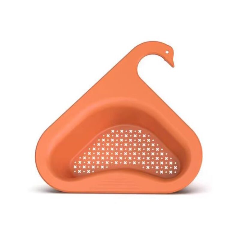 foto del prodotto sollbry cestello di scarico a forma di cigno, filtro multiuso per lavello da cucina, canale di scarico a forma di cigno sospeso per rubinetto