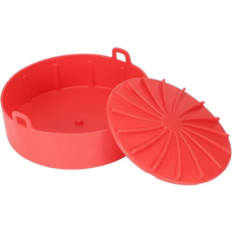 foto del prodotto sollbry cestello per friggitrice ad aria, cestello in silicone per accessori per friggitrice ad aria, accessorio per pentola per friggitrice ad